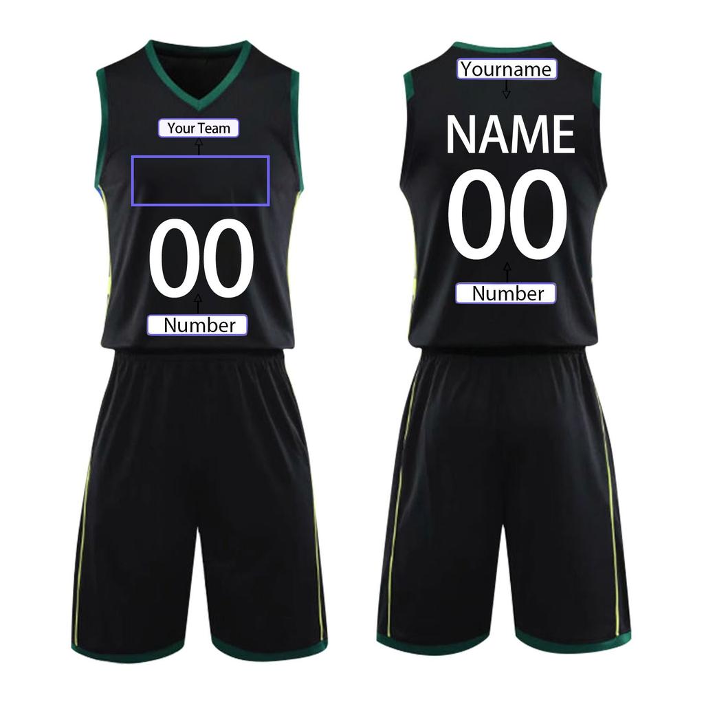 Basketball Custom Clothes Kids And Adult Basketball Suit Classic Tops + Pants Basketball Jerseys Suit Set