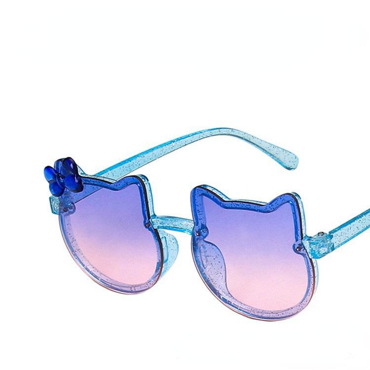 Children'S Sunglasses Girls Uv Protection Cute Super Cute Baby Glasses Little Girl Soft Legs Silicone Polarized Sunglasses