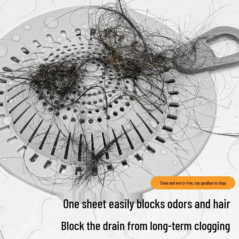 Silicone Drain Hair Catcher for Kitchen & Bathroom Sinks