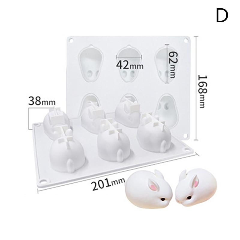 

Пасхальный кролик Силиконовые формы Формы для конфет Шоколадные формы Пасхальный десерт 201*168*38mm