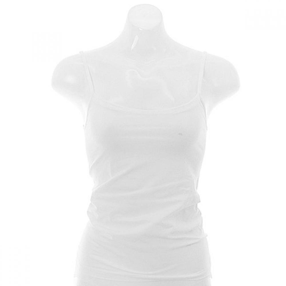 Barbara Organic Cotton String Running Tank Top Glg2515 Wh 85