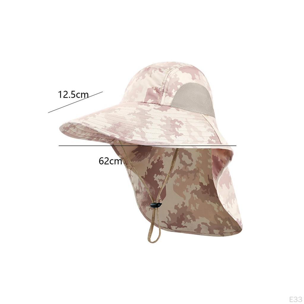Bucket Hat Fishing Waterproof Breathable Lightweight Summer Casual Fisherman Sun Visor for