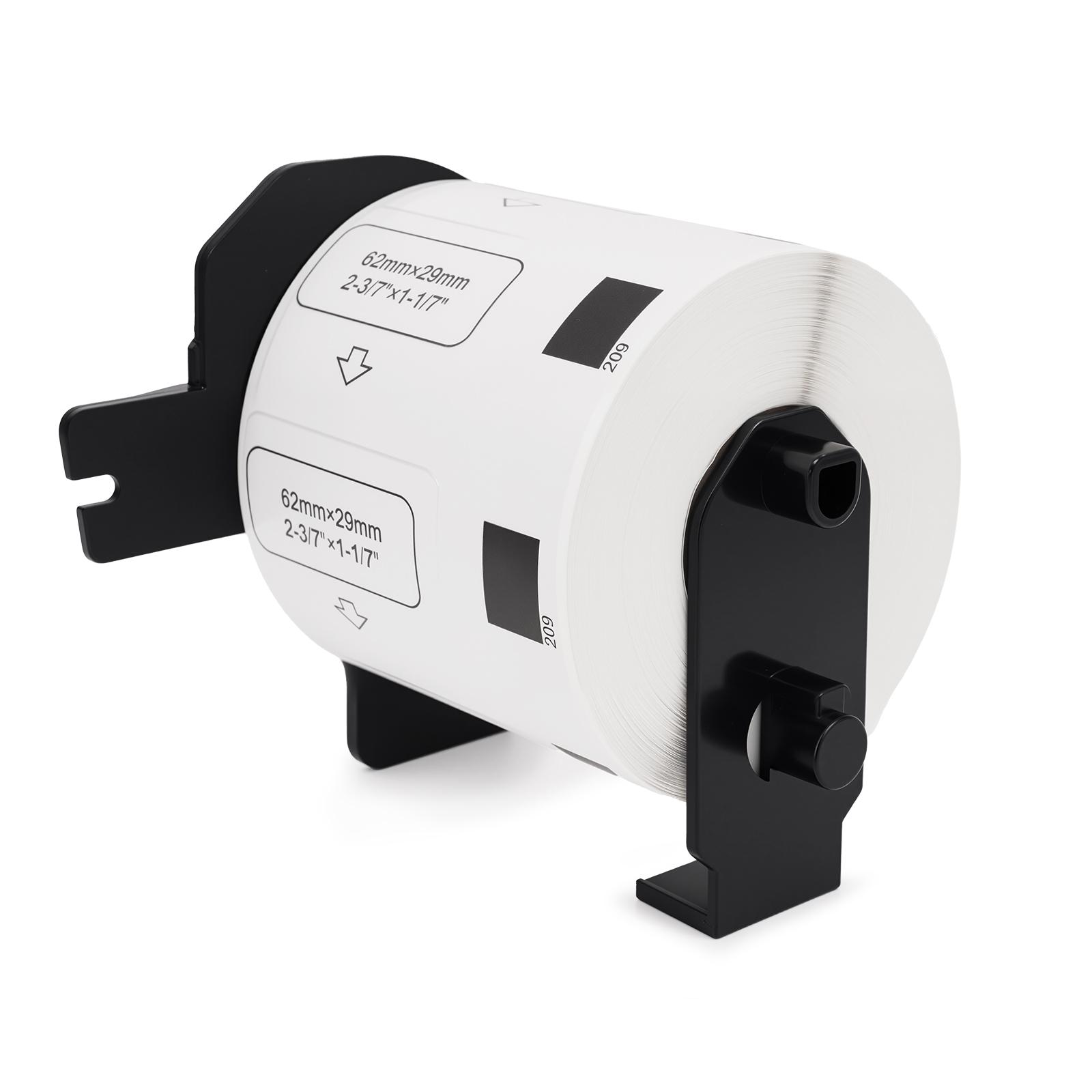 Orison Compatible for DK-1209 DK-11209 62mm X 29mm X 800 Die-Cut White Thermal Paper Small Address Label Tape Roll Printers белый