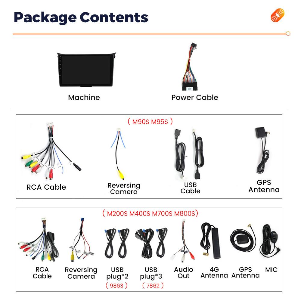 Navifly 2din Araba Radyo Hyundai i30 II 2 GD 2011-2017 Multimedya Video Oynatıcı GPS Android Otomatik Kablosuz Carplay BT DSP Stereo