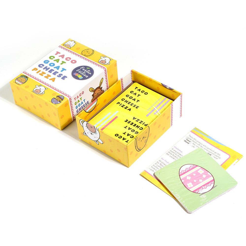 Taco Gatto Capra Formaggio Pizza Carta Estremamente Divertente per Gioco di Gruppo in Famiglia