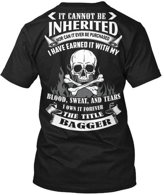 

2 Hours Left To Buy Bagger It Cannot Be Inherited T shirt Made in USA S-5XL S