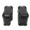 Pair of Motorcycle Side Case 35L Water Resistant Aluminum Alloy with Safety Lock and Handle Side Lug