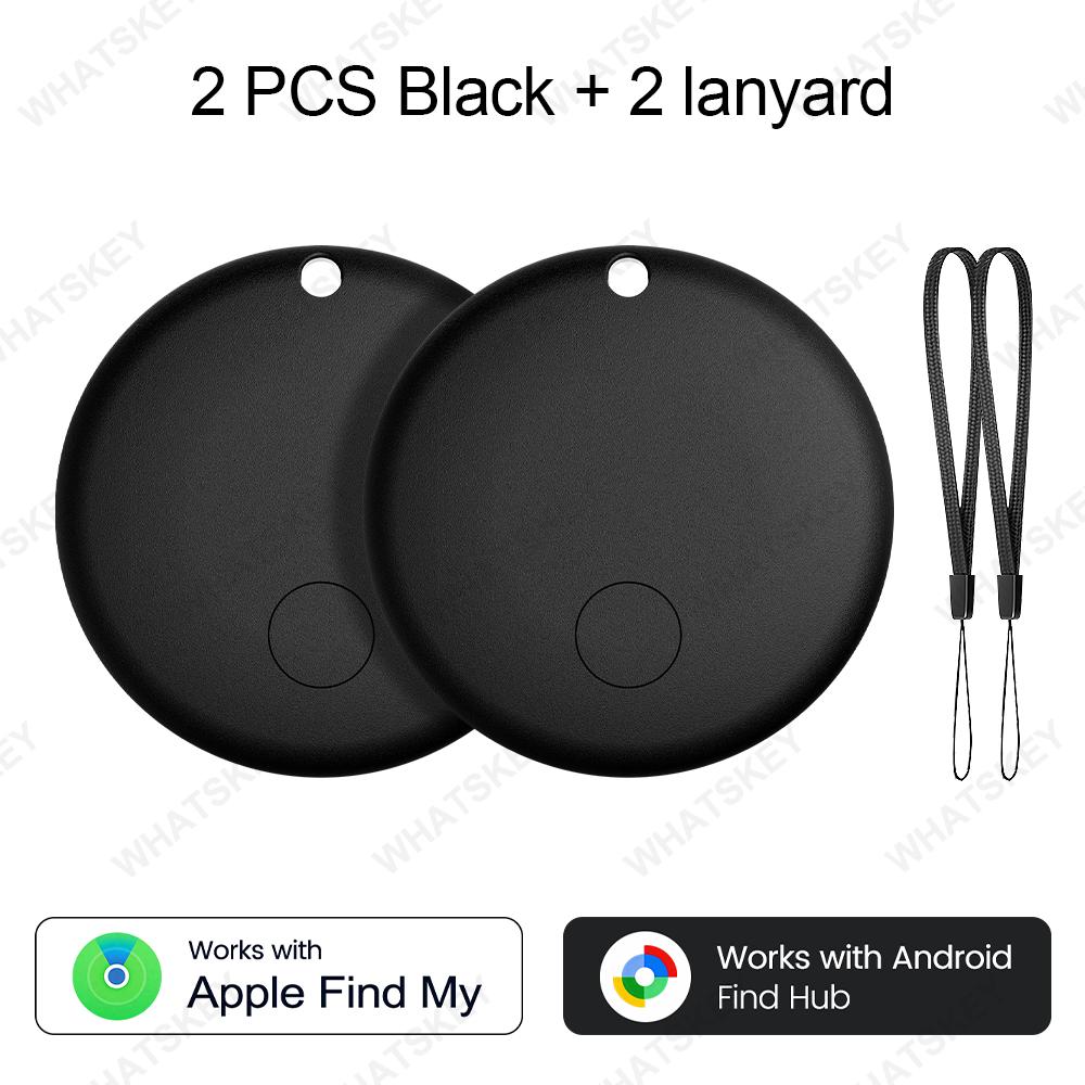 1-4Pack Smart Tag Mini GPS Locator Works with Google IOS Find My Bluetooth Anti‑Lost Wallet Finder for Keys Tracking Device