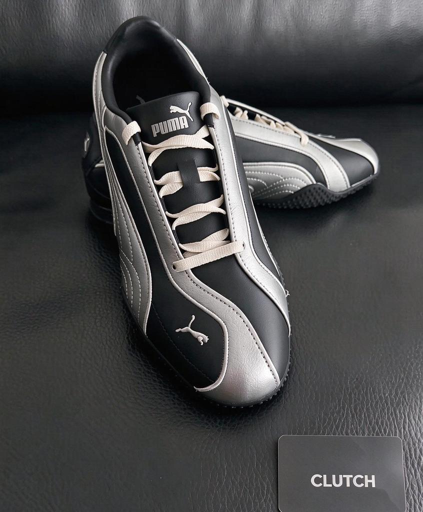 Puma Bella V2 Niedrig geschnittene Freizeitschuhe Damen Silber Glow Schwarz 404043-01