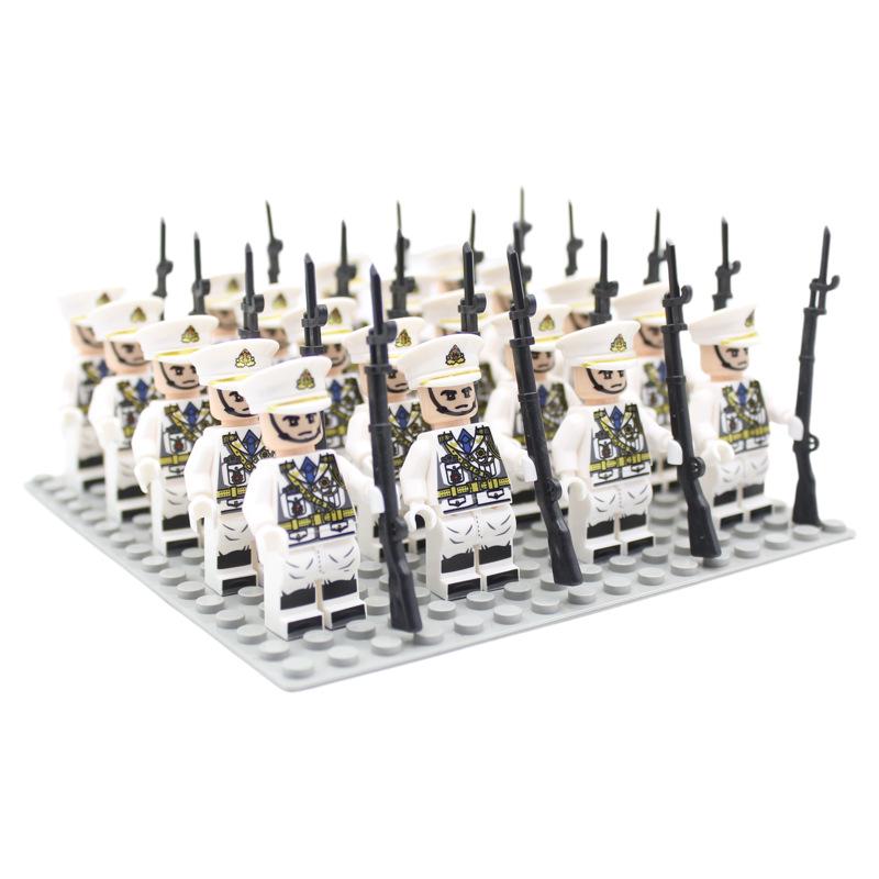 Eighth Route Army Minifigure Set: 24 Educational Assembly Building Blocks