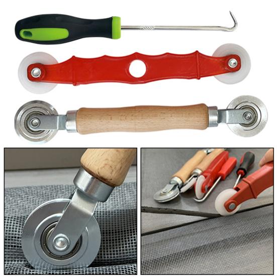 Screen Roller Tool Multifunctional Tool with Ergonomic Handle Compact Size Portable Easy to Use Spline Roller Screen Repair Tool