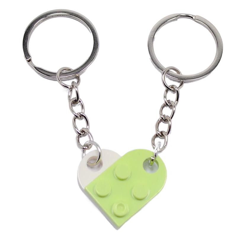 Милые брелки для ключей в форме сердца любви для пар — фото 9