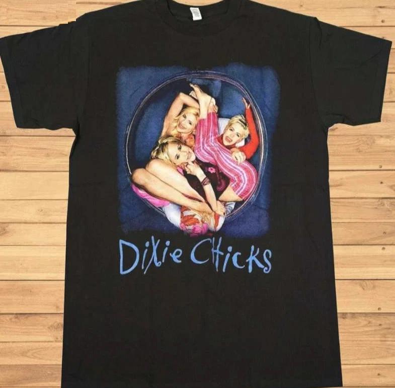 Винтажная футболка с коротким рукавом группы Dixie Chicks 90-х. M