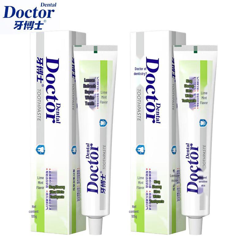 

Doctor B Lemon Mint Super White Toothpaste 2-Pack