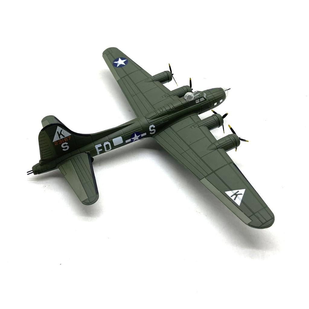 1/144 Scale US B 17 Aircraft Model Miniature Multipurpose Sturdy Aviation Collectibles Plane Souvenir Realistic