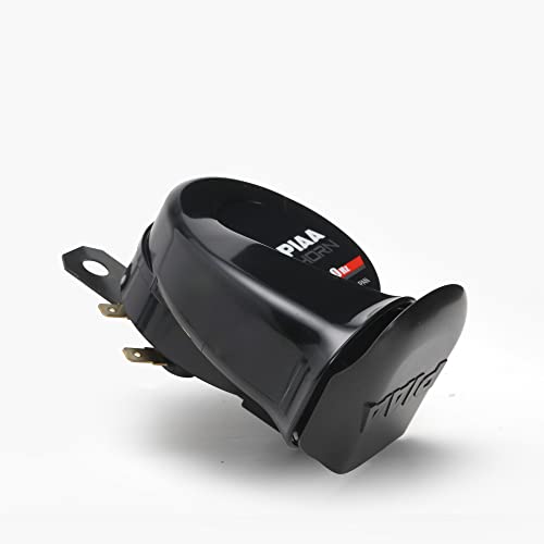 PIAA Motorcycle Horn, 500Hz, Sports Horn, 112dB, 1 Horn, Rain-Resistant, Lightweight, Inspection-Compliant, MHO-2