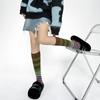 Striped Knee Highs Socks Striped Calf Socks for Halloween Party Warm