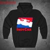 hoodie-Casual Pullover Sweatshirt Indy Car Racing Championship Black Size S To 3XL