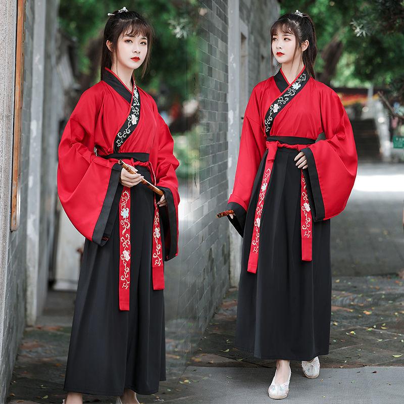 Herreklær Hanfu kampsportstil Ridderlig kjekk herredrakt