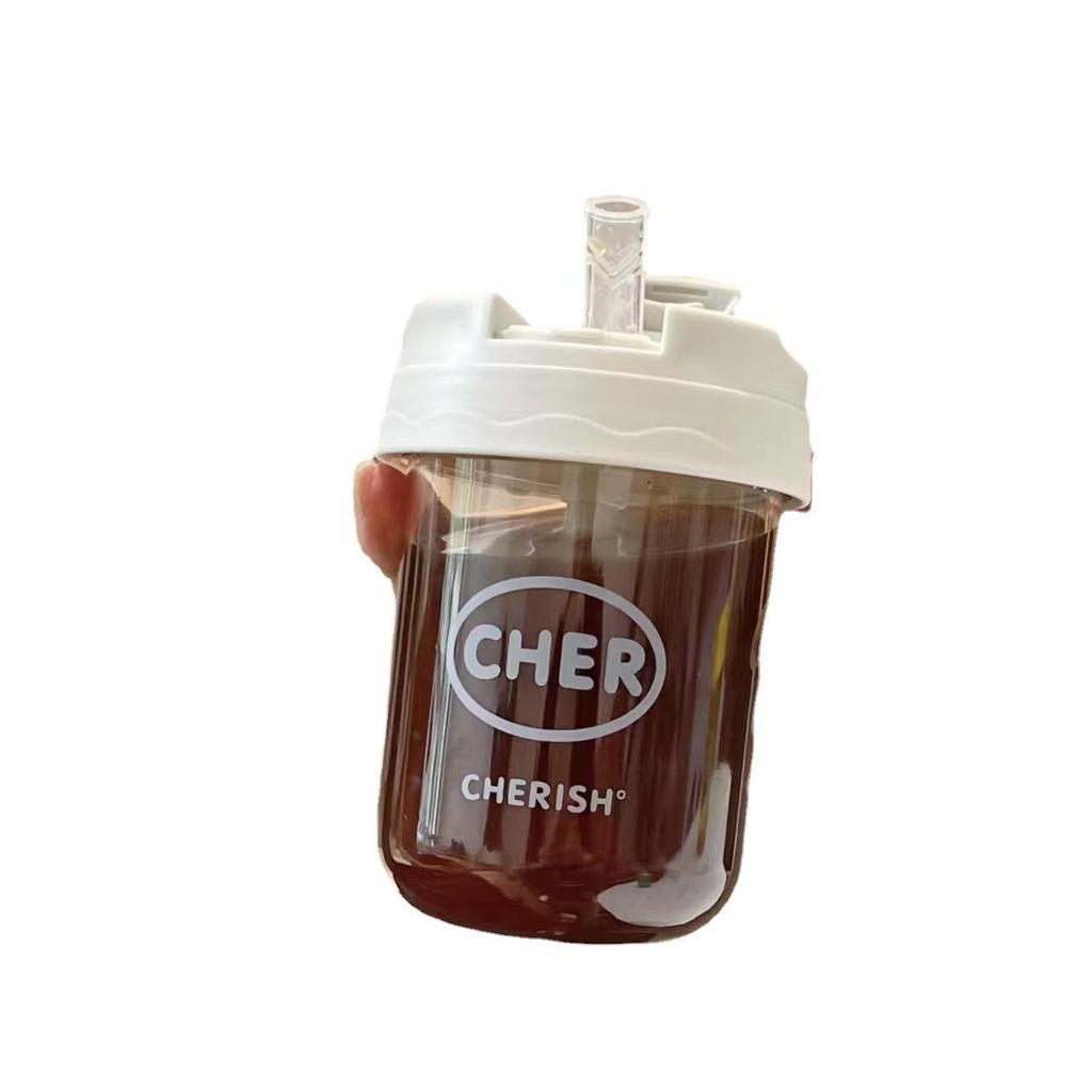 "Mini Men's & Children's Straw Bottle: Water, Coffee, Milk, Juice, Plastic Cup"