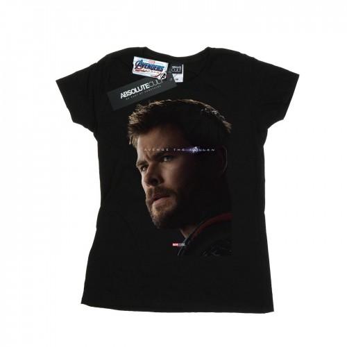 Marvel Womens/Ladies Avengers Endgame Avenge The Fallen Thor Cotton T-Shirt