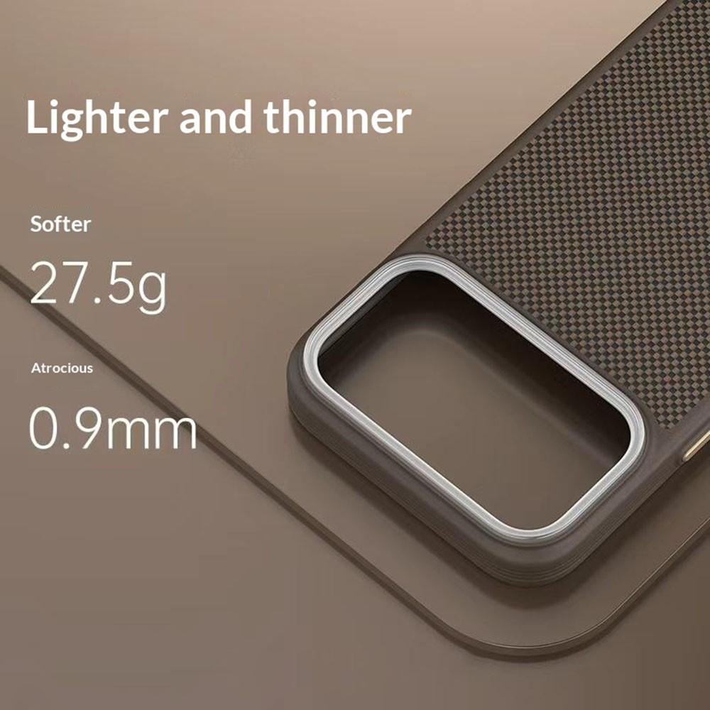 Case for iPhone 17 Pro - TPU, Brown, Shockproof
