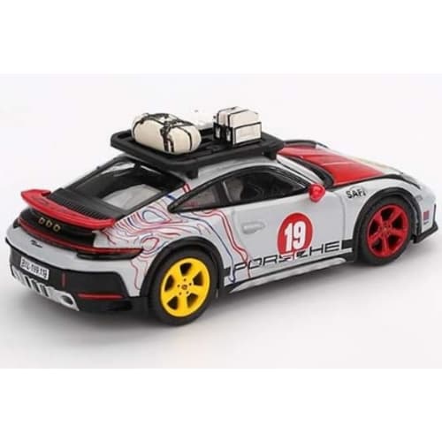 Sunrich MINI GT 1/64 Scale Porsche 911 Dakar Uncle Rally (Left-Hand Drive) Finished Model MGT01068-L