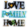 DIY Home Family Love Epoxy Resin Casting Mould Ornament Making Silicone Mold