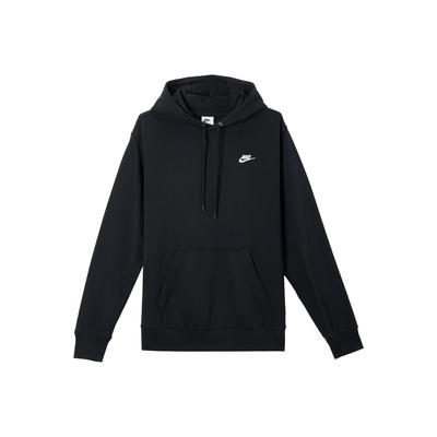 Nike Clubmode Einfaches Hautfreundliches Vielseitiges Langarm-Sweatshirt Herren-Sweatshirt Schwarz Weiß FN3867-010