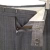 Gucci Wool Striped Pattern Suit Setup 46R Gray Men's Used