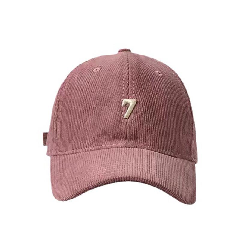 Fashion Soft Top Baseball Cap for Men Women New Corduroy Embroidered 3D Snapback Cap and Girls Small Face 58-60cm Gorras Bone
