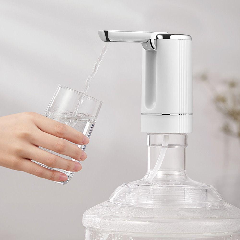 Foldable Electric Water Cooler Dispenser Type C Charging Water Jug Pump  Kitchen