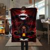 1 pièce Couverture en Flanelle Imprimée Max Verstappen, Haute qualité Toutes Saisons, Décoration d'Intérieur, Chaleur et Confort, Parfaite pour les Cadeaux de Noël