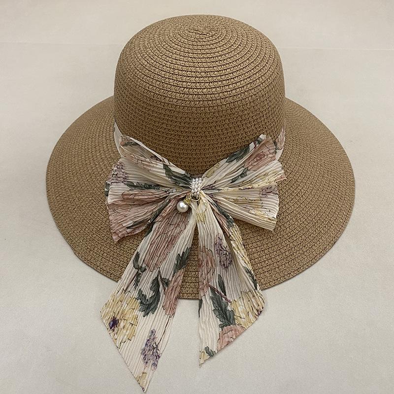 New Grass Hat Women's Summer Vacation Beach Hat Sun Sunshade Hat