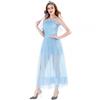 M-XL Snow White Princess Dress Frozen Cosplay Costume Women Halloween Party