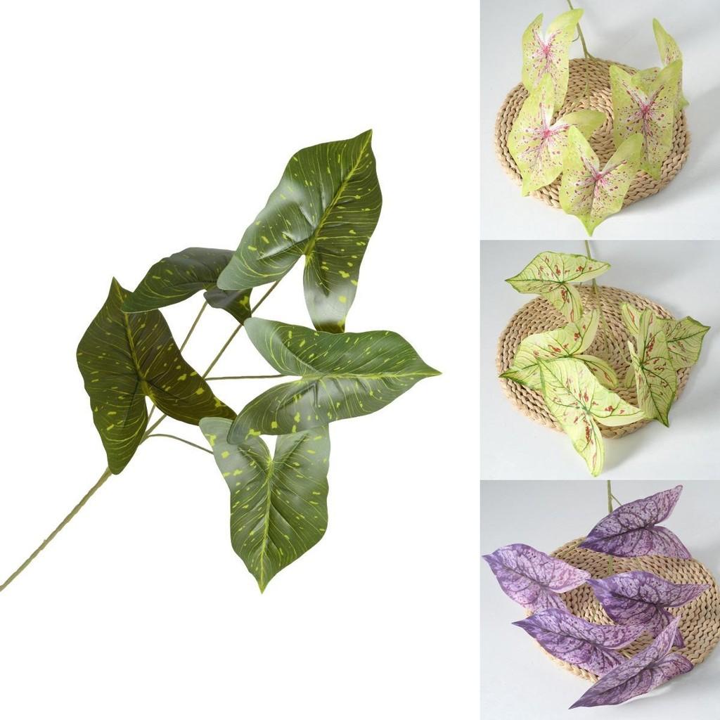 Plastic Faux Green Plant With Multicolor Varieties For Home Decor And Event Styling