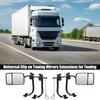 Mirror Extenders for Towing 2 Pieces Clip-On Towing Mirrors Extender Rotatable Rearview Lens Extension for Auto RV Boat SUV Van