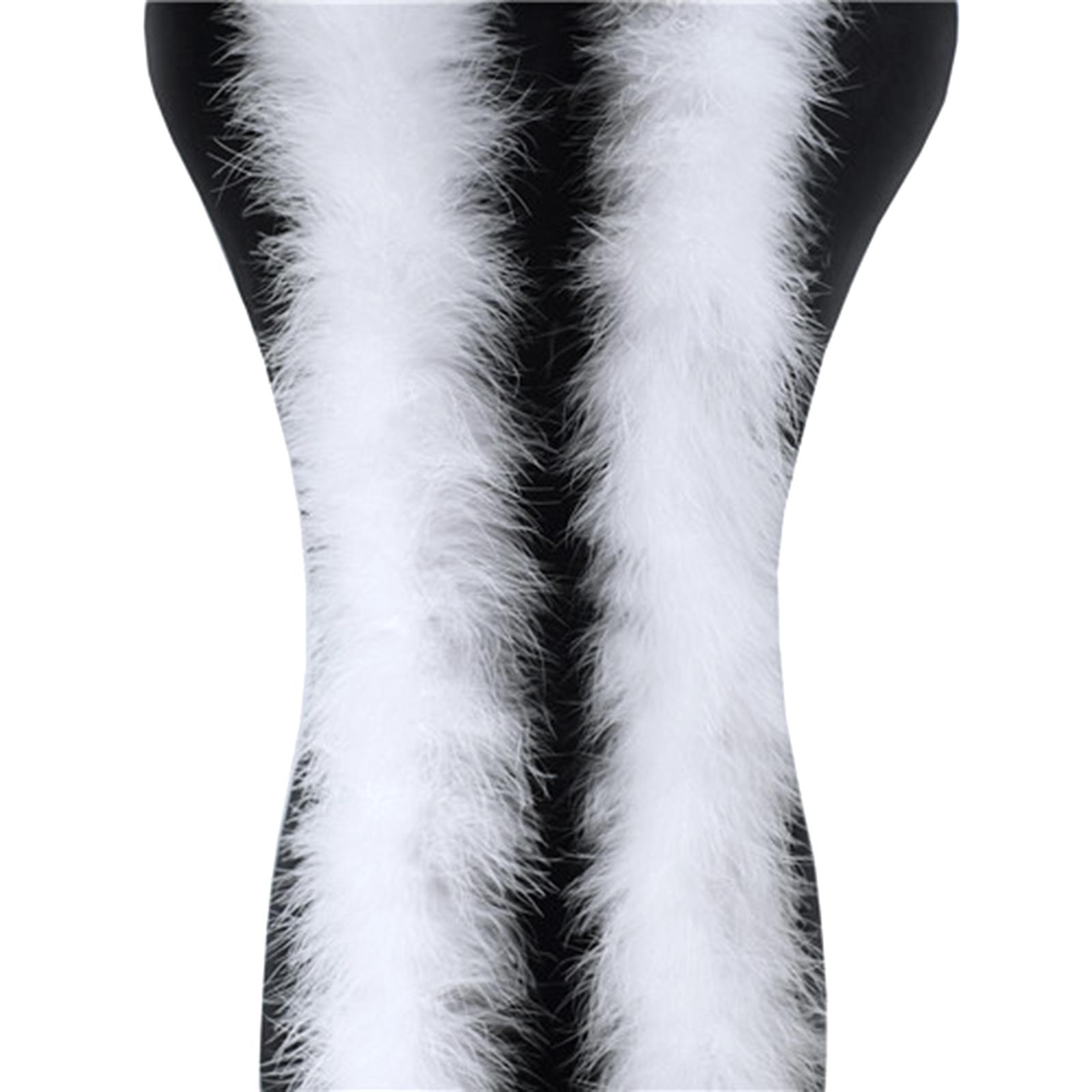 

Боа из перьев индейки 2 ярда для DIY рукоделия, танцев, свадебной вечеринки, костюма, лента для DIY платья, рукоделия, одежды белый