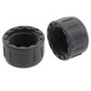 2pcs PVC Female Thread End Cap Connector 20mm/25mm/32mm Hose Connector With Rubber Seals Water Pipe Connector Fittings