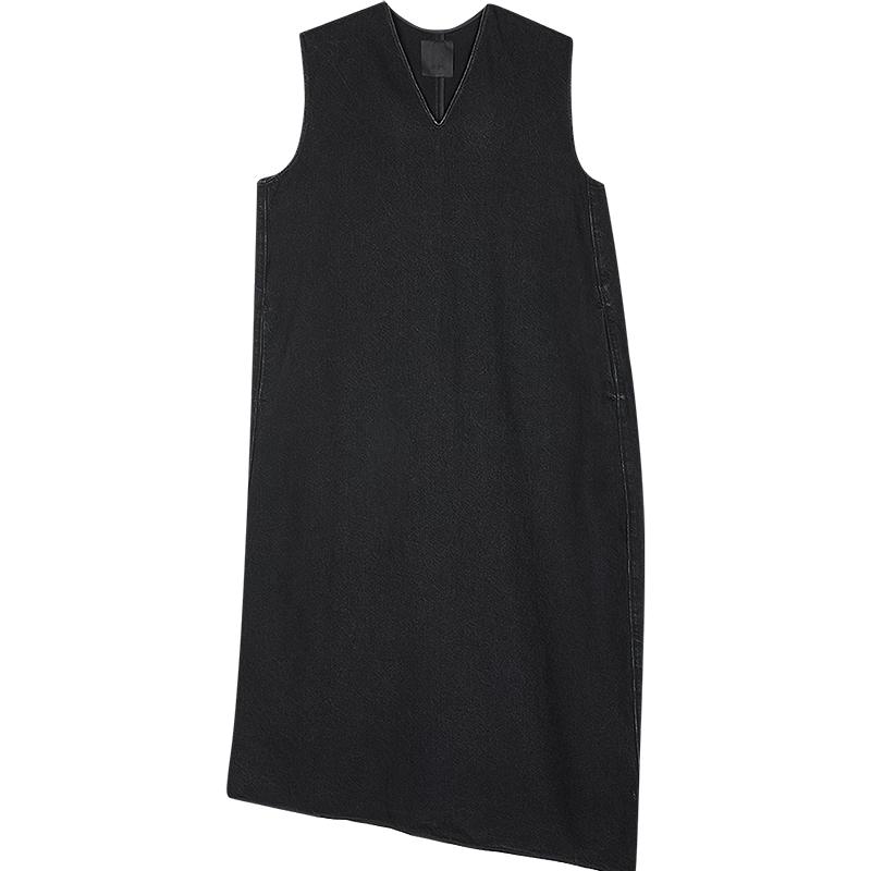 

JNBY 2025 Autumn Sleeveless A-Line Maxi Dress M