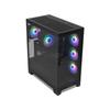 Nox Hummer Glock Argb Mid-tower Atx Tempered Glass Usb-c Black