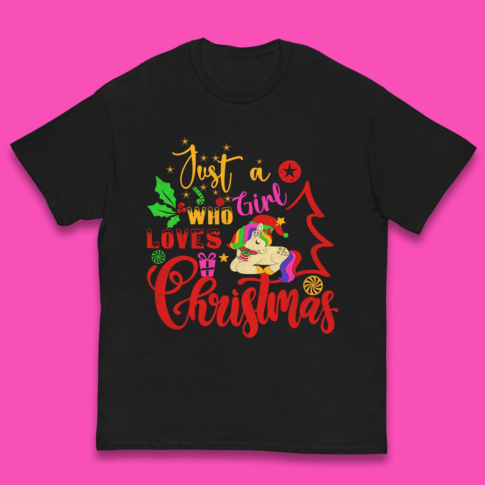 

Unicorn Christmas Kids T-Shirt 100