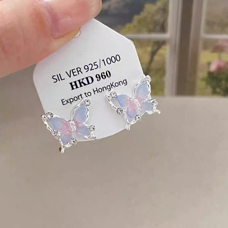 Cercei Ciucuri Floare Golă Acul de Argint Modă Personalitate Vânt Rece Cercei Lungi Temperament Cercei Avansați