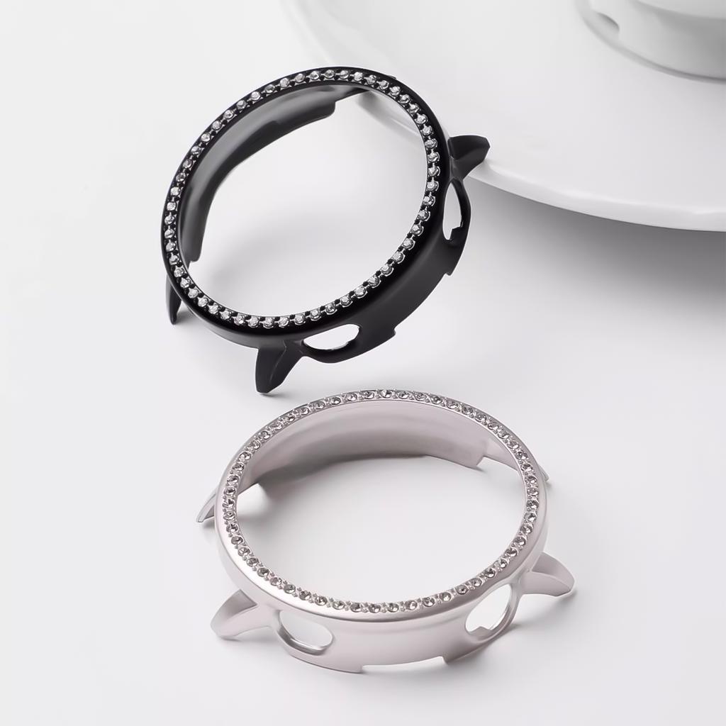 Diamant Hülle für Xiaomi Watch 5 Bling Damen Abdeckung Anti-Drop Stoßfänger für Miband 5 Smartwatch Ersatz Schutzschale