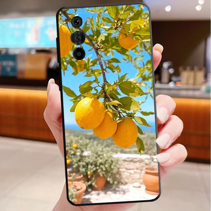 

Summer Fruit Lemon Phone Case For Motorola Edge 50 40 Pro 60 50 40 30 Ultra Neo Fusion Moto G Play G Stylus G Power G 2025 Moto Edge 30 Fusion