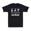 My Favorite Workout Corkscrew Funny Wine Saying Drinking Lovers Men's T-Shirt
