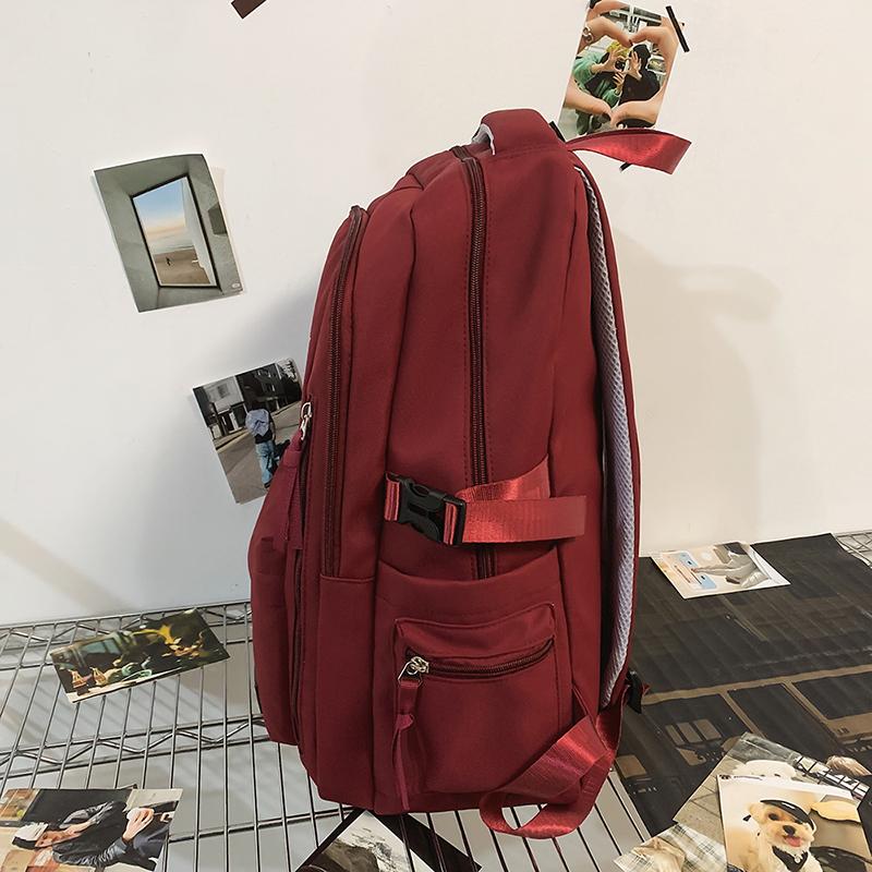 Backpack Men's Large Capacity Computer Travel Backpack Female Junior High School Student Schoolbag
