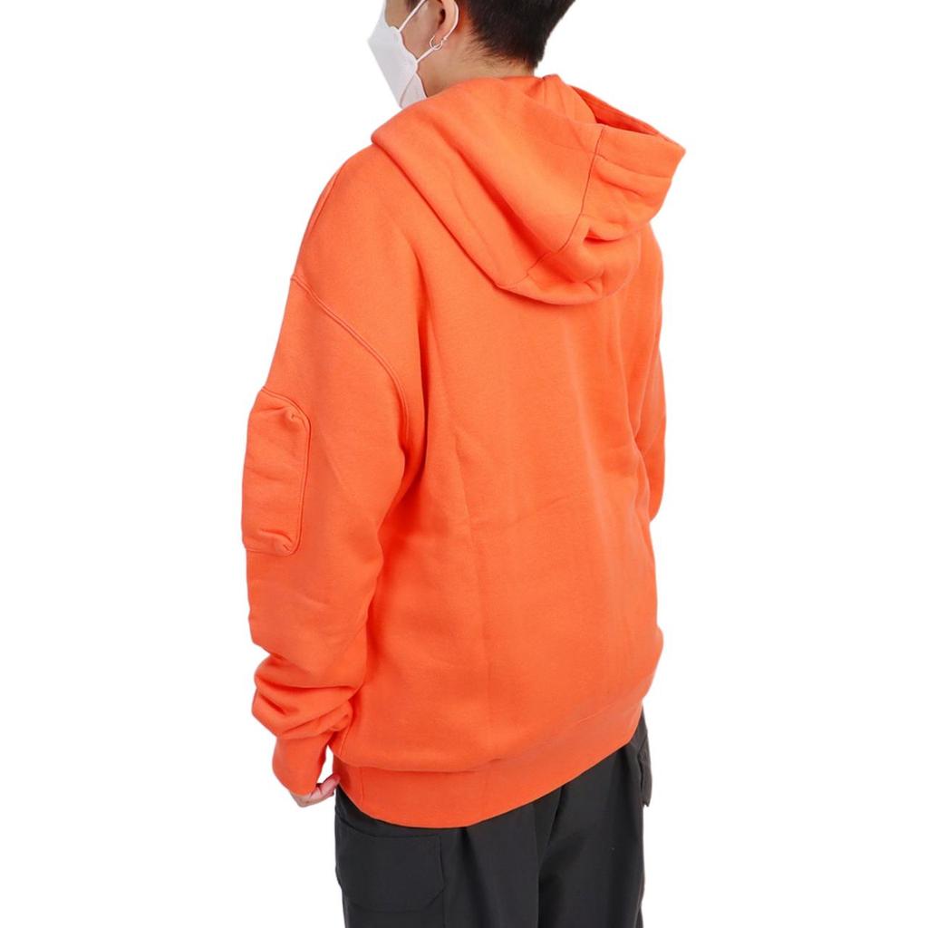 Nike Sweatshirts Unisex Orange Hooded Moderate Regular DA8738-842