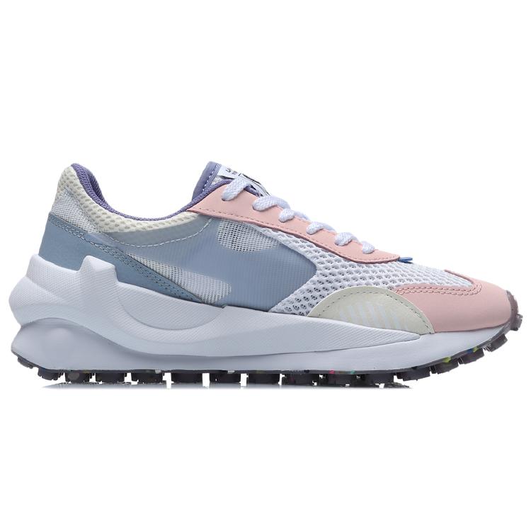 Li Ning Bequemes Textil, Synthetikleder Dämpfung Rutschfest Abriebfest Leicht Niedriger Schaft AGCR034-3