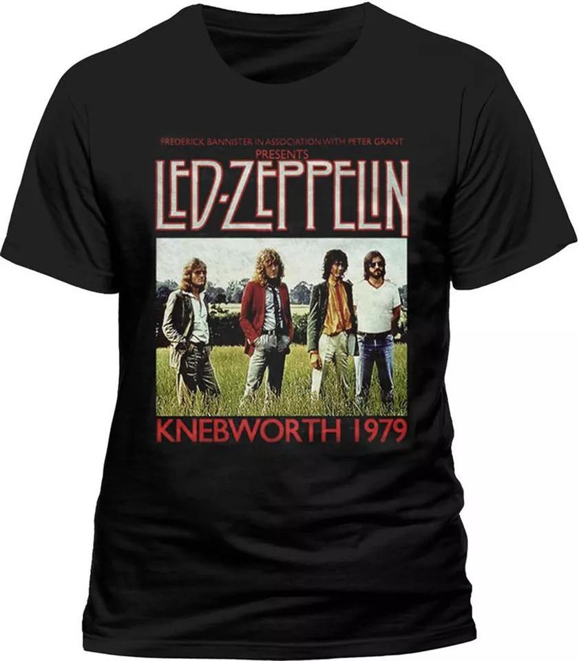 Футболка Led Zeppelin Knebworth ОФИЦИАЛЬНАЯ Live In Concert UK 79 Тур S-5XL НОВАЯ Унисекс Футболка XXL